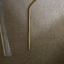 Set of 3 stainless steel drinking straws with cleaning brush Image 2