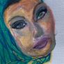 Lip Filler Original Art Irish Art Statement Art About Lips Sophia Lauren Portraiture Image 4