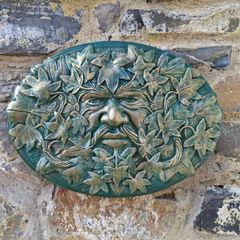 Green Man garden plaque
