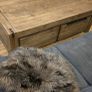 Coffee table solid wood with drawers heavy unique table Image 8