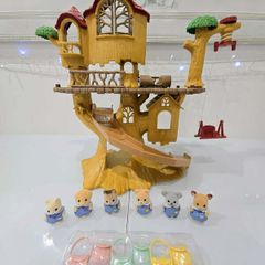 Sylvanian family Tree House + Babies Set