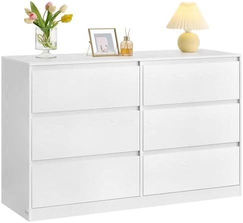 Modern Chest of Drawers Cabinet with 6 Drawers