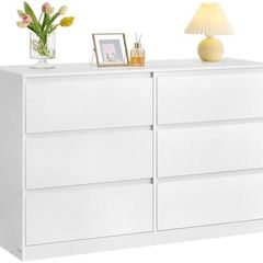 Modern Chest of Drawers Cabinet with 6 Drawers