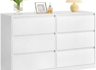 Modern Chest of Drawers Cabinet with 6 Drawers