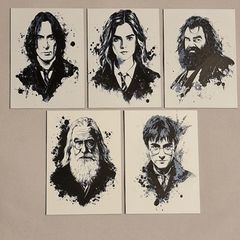 Harry Potter 3d printed pictures set