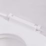 Wall Hung Toilet with Concealed Cistern Ceramic White Image 3
