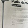 electric patio heater Image 5