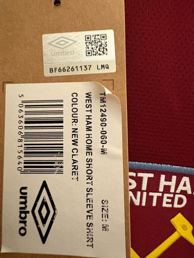 West Ham United 25/26 Jersey Medium