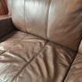 leather brown sofa Image 3