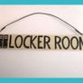 Rustic Wooden Wood Handmade stable locker room door hanging sign plaque Image 5
