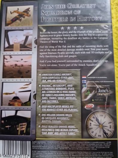Attack Squadron Pc Cd Rom Games Original