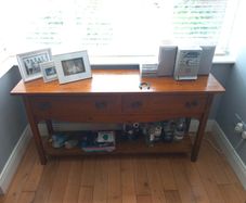 consol side table