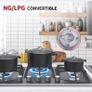 gas hob with 5 burners Image 4