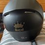 Motorbike Helmet (Royal) Outer Visor & Internal Sun Visor Image 3