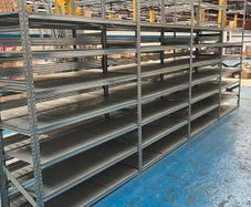 Warehouses / Garages Galvanised Shelving Racking Bays Used Shelves