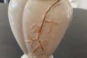Beleek cherry blossom vase