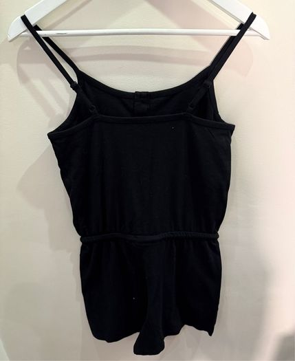 PENNEYS Primark Black Button Down Playsuit Size 6!