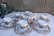 Vintage Bone China Indian Tree Set