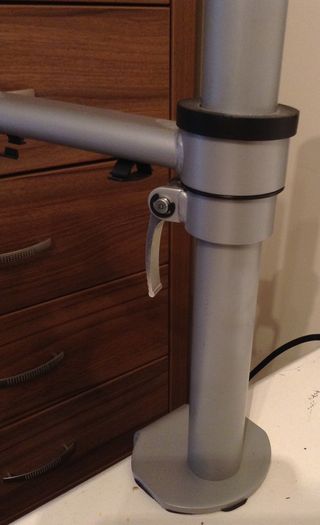 Single Monitor Desk Mount, Height Adjustable Monitor Stand Mount, Full Motion Monitor Arm Desk Mount