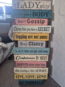 large sign
