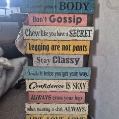 large sign