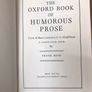 SIGNED First Edition, First Printing of The Oxford Book of Humorous Prose: From William Caxton to P.G. Wodehouse, edited by Frank Muir. Image 7