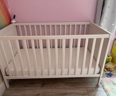 Cot Bed with premium mattress like new