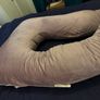 Chilling Home Pregnancy Pillow, U Shaped Maternity Full Body Pillow, Velvet Image 5