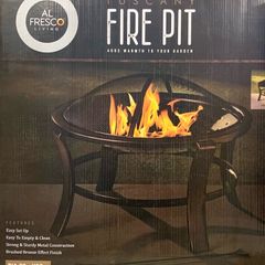 Large Tuscany Bronze Effect Fire Pit