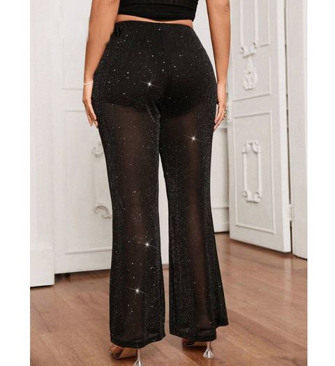 BNWT Black Mesh Trousers - great for a party