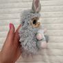 Bush Baby World Dreamstars Soft Mimi Easter bunny Used Left ear almost NOT mooving approx. 12 cm. Please see photos Image 6