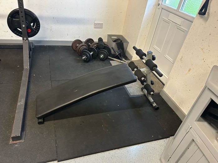 Half Rack with Bars and plates