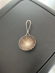 silver plate tea caddy spoon