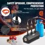 Propane Forge, 3 Burner Farrier Forge, 2600F Tool and Knife Making Blacksmithing Gas Forge, Large Capacity Hexagon Cold-Rolled Steel Image 5