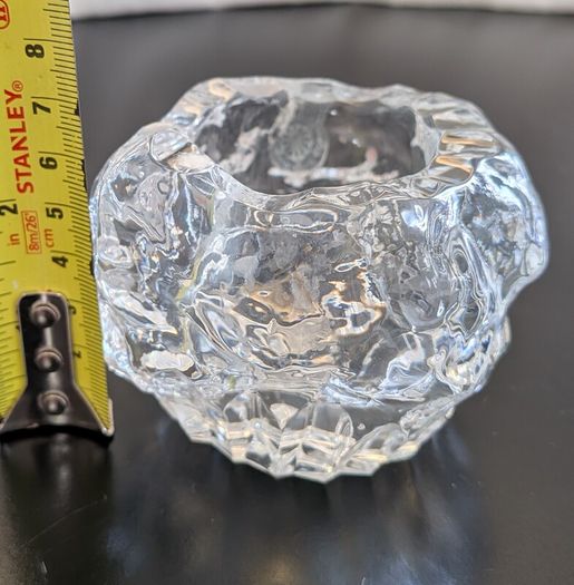 Vintage Galway Irish Crystal 24% Lead Crystal Votive Candle Holder