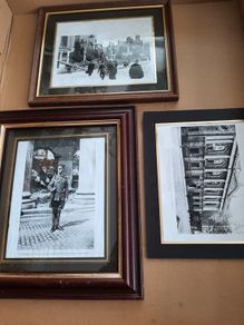 3 vintage history prints