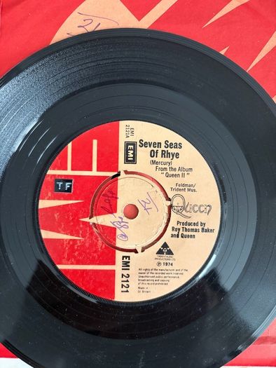 Queen  vinyl single Irish pressing