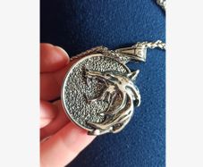 Silver Wolf Medallion - great gift idea
