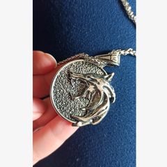 Silver Wolf Medallion - great gift idea