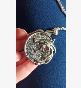 Silver Wolf Medallion - great gift idea