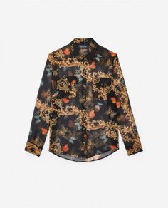 The Kooples Silk Blouse Size Uk 10