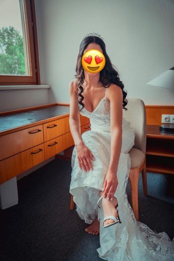 Wedding Dress + Underskirt + Veil