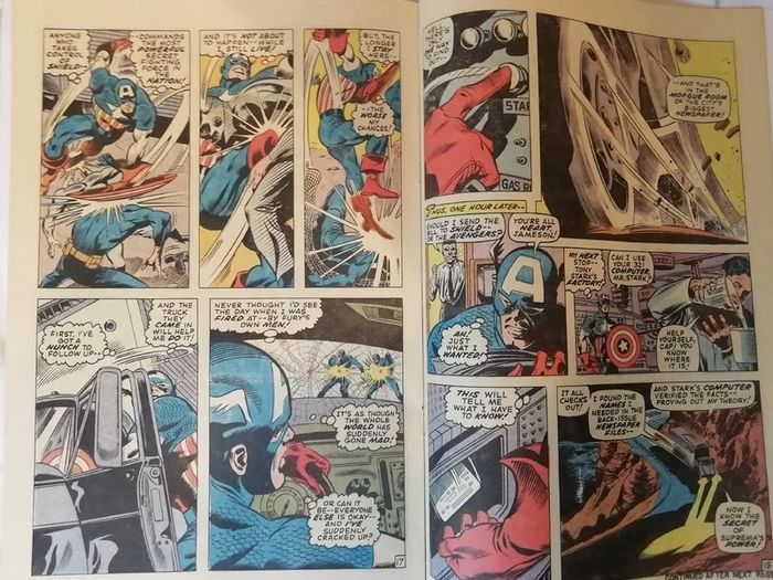 Captain America Vol 1 #123 1st Suprema Appearance Bronze Age (1970)