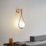 Sconces with Milky Glass Globe and Brushed Brass Finish - Modern Wall Mount Light Fixture for Bedroom, Bathroom, Living Room and Hallway Image 5