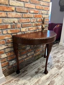 vintage hall table