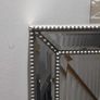 Bevelled champagne tall wall Mirror Image 2