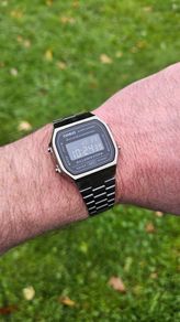 Casio A168 "Stealth Black" Watch (Brand New)