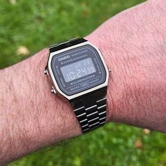 Casio A168 "Stealth Black" Watch (Brand New)