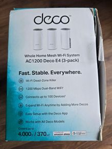 Deco E4 Mesh WiFi system