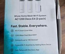 Deco E4 Mesh WiFi system